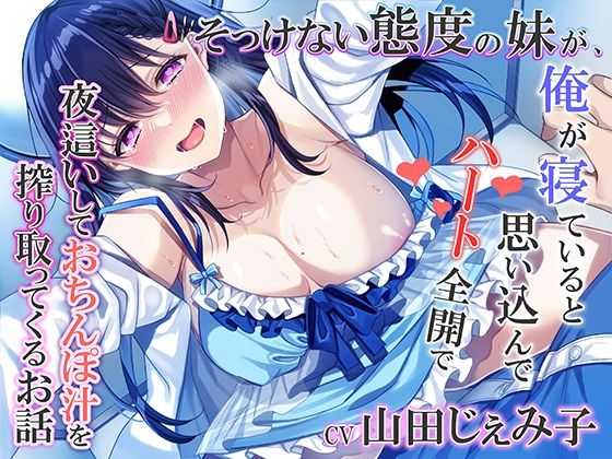 そっけない態度の妹が、俺が寝ていると思い込んでハート全開で夜●いしておちんぽ汁を搾り取ってくるお話❤近親相姦｜d_289932