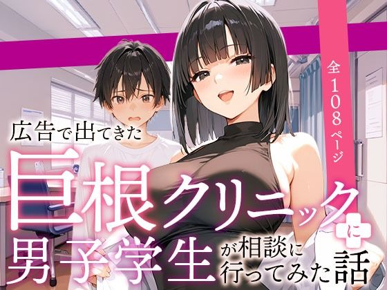 広告で出てきた巨根クリニックに男子学生が相談に行ってみた話❤ラブコメ｜d_589800