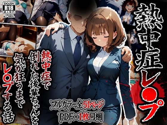 熱中症で倒れた後輩ちゃんをレ〇プする話❤辱め｜d_715388